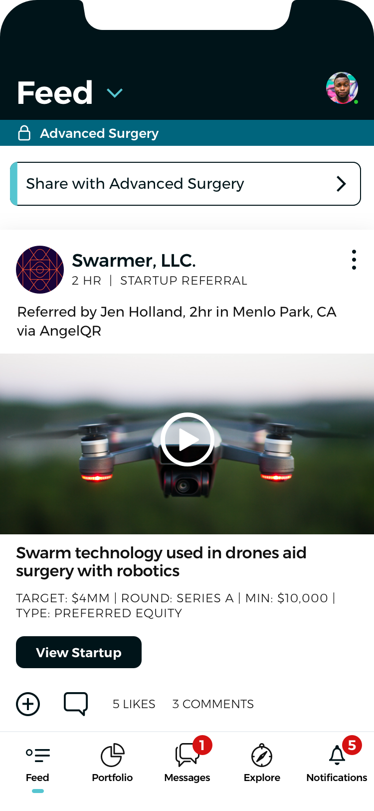 Mobile feed — Advanced Surgery group