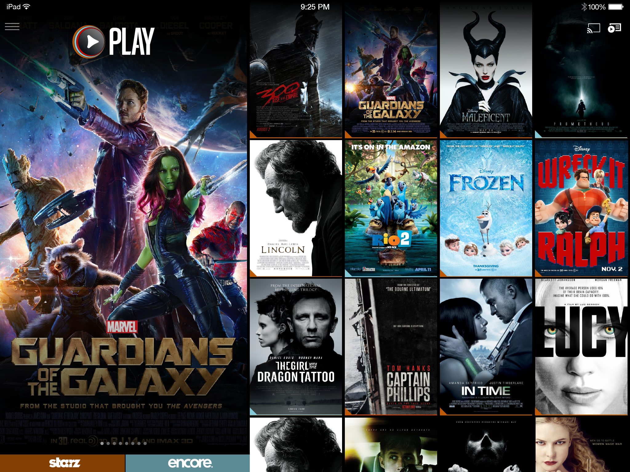STARZ Xbox streaming